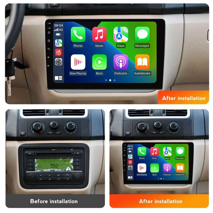 Navigatie Android 14 Skoda Fabia 2 2007-2014 1/8 Gb CarPlay + CAMERA