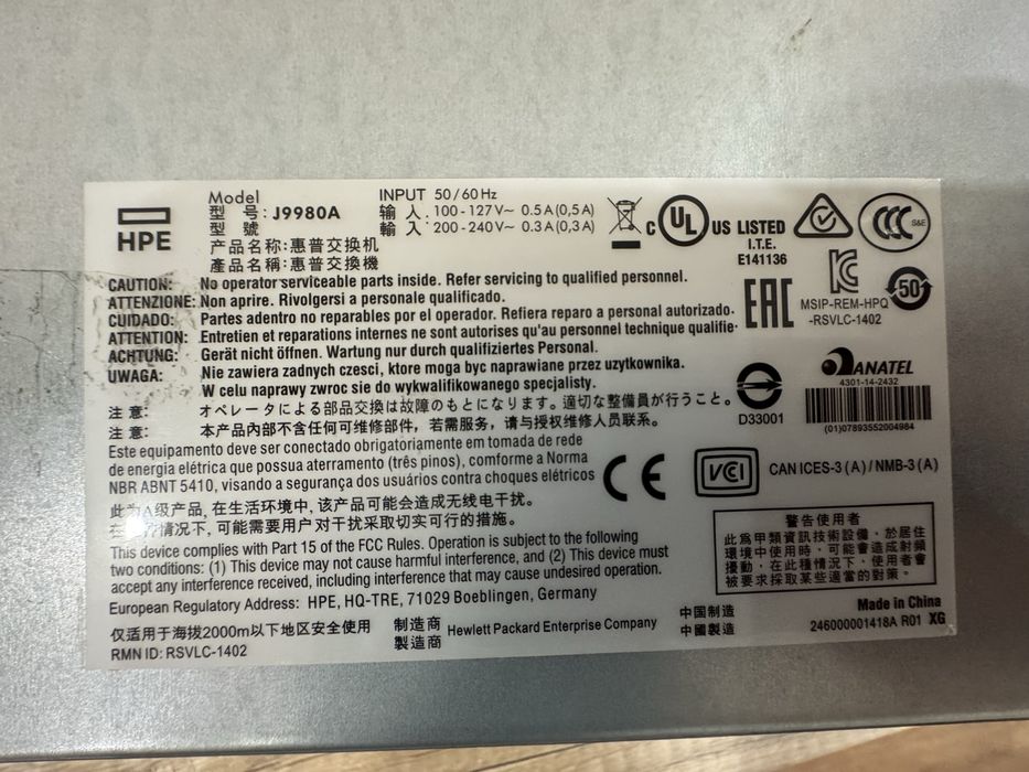 Коммутатор HPE OfficeConnect 1820 Series Switch J9980A