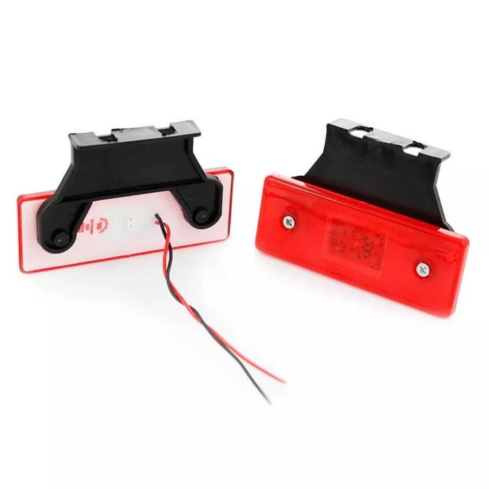 1бр. диодни LED Лед габарити светлини с 6 диода 12-24V , 3 цвята