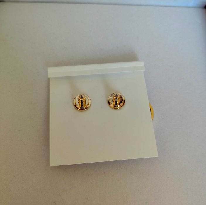 Обеци Tory Burch - Miller stud hoop earrings