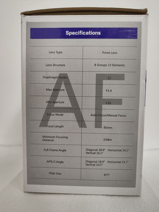 Obiectiv Meike 85 mm 1.4  AF STM mirrorless full frame montura Z