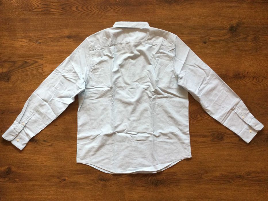 НОВА синя мъжка памучна риза ORIGINAL PENGUIN размер XXL / XL от САЩ