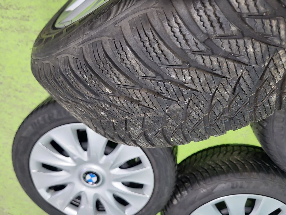 16 5x120 Bmw метални джанти с тасове гуми 5х120 бмв