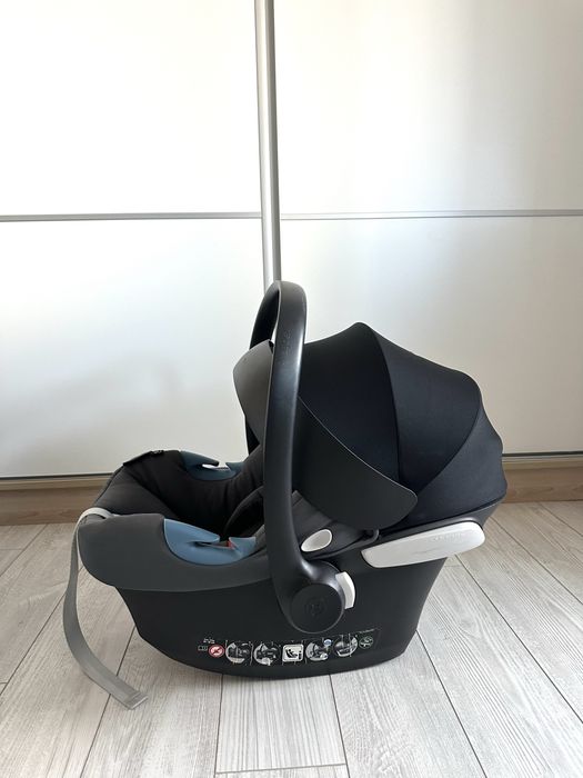 Кош за новородено Cybex Balios Cot S, кош за кола Cybex Aton + адаптери Cybex