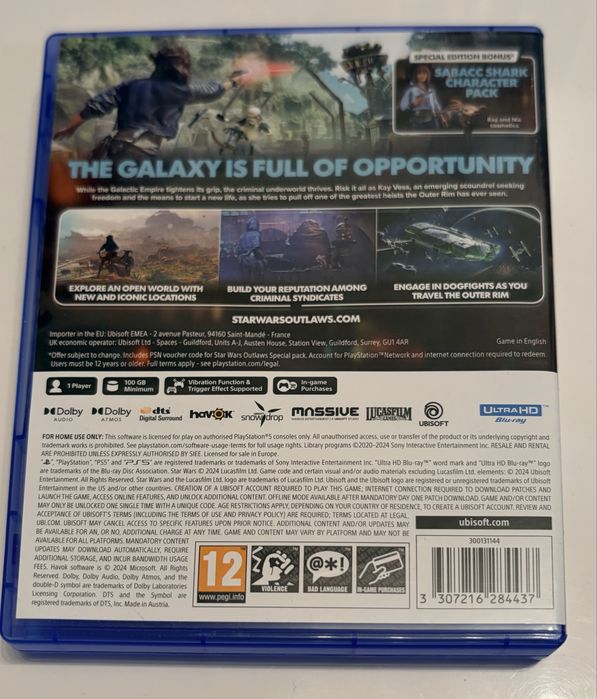 Star wars Outlaws  PS5