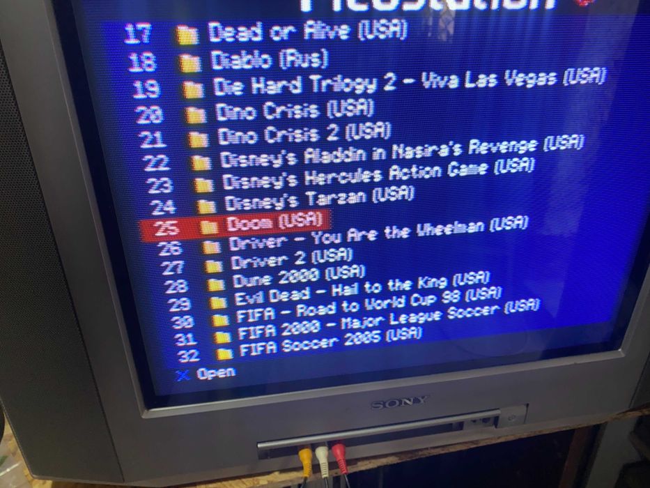 Продам PlayStation 1 с MicroSD 64