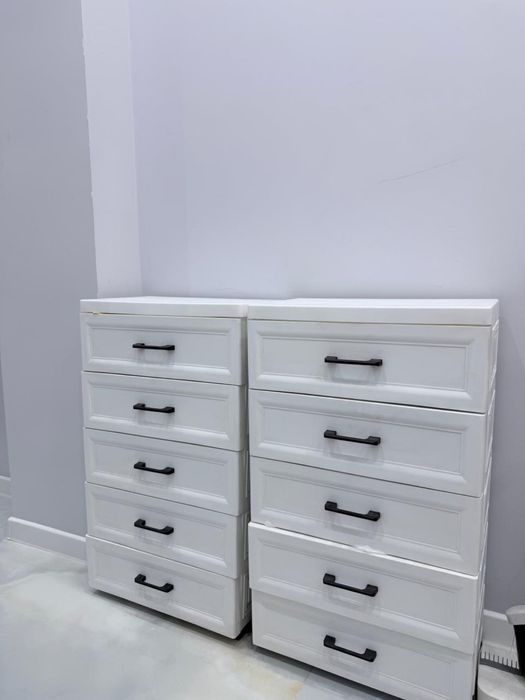 Комод пластик 3штук