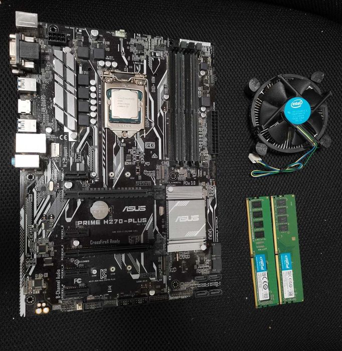 Asus Prime H270-Plus, 8GB RAM DDR4, Celeron G3900, Охладител, Intel LGA 1151