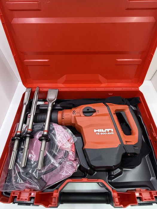 Hilti TE 500-AVR, pachet nou, cu 3 dălți originale Hilti