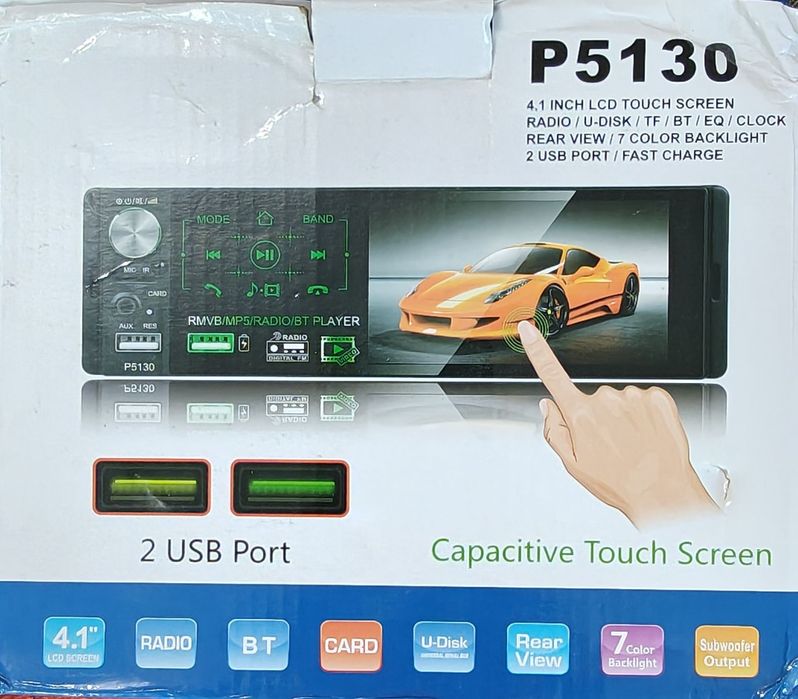Media Player Auto 1 DIN All in One Cu Touch Screen Nou