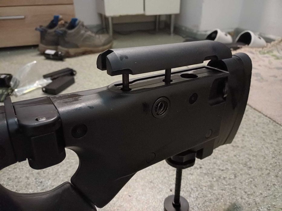 Replica Sniper Airsoft + luneta 3x9x42 + bipod - nou, garantie 2 ani