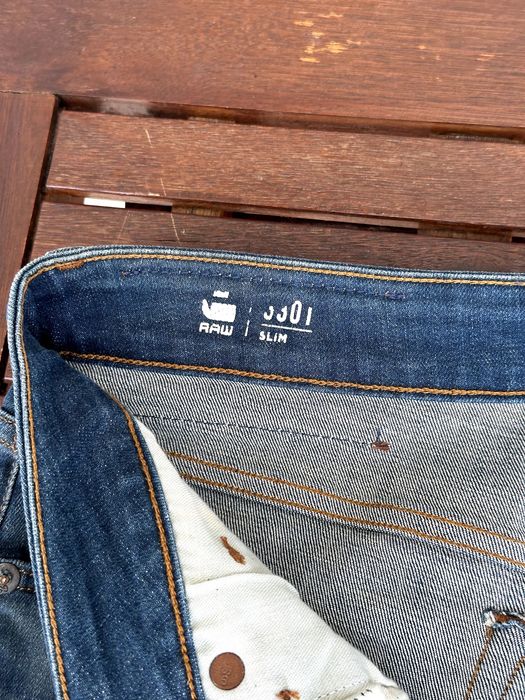 Мъжки дънки G-Star Raw (3301 Slim) - размер W31 / L32, Отлично състояние