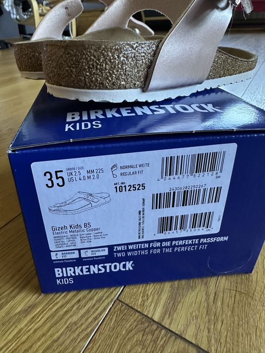 Birkenstock Gizeh rose gold 35