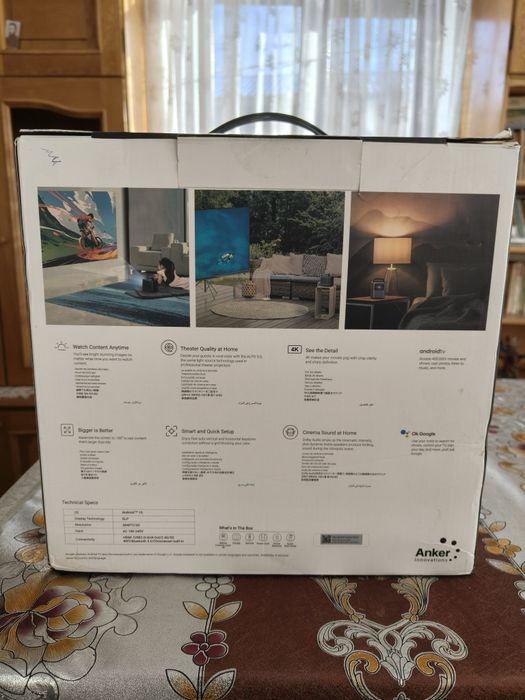 Video Proiector Nebula Cosmos 4k  2200 Ansi Nou