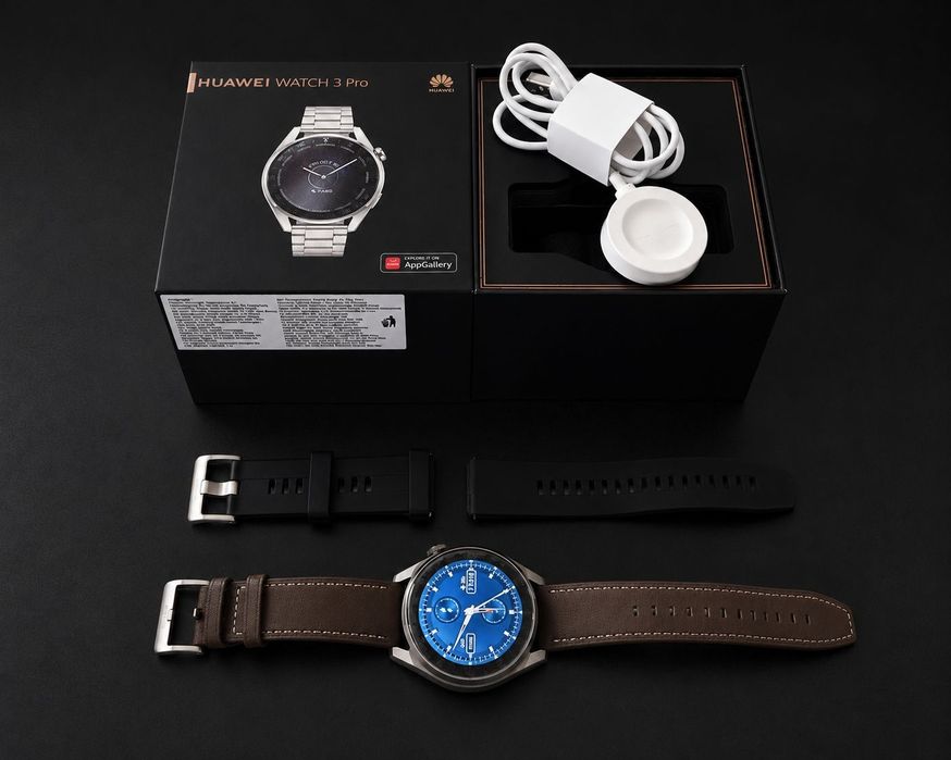 Ceas Huawei watch 3 pro full  +  Incarcator wireless fast charge Samsung EP N5200