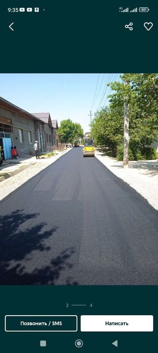 Asfalt  latok bardiyor oʻrnatish xizmati