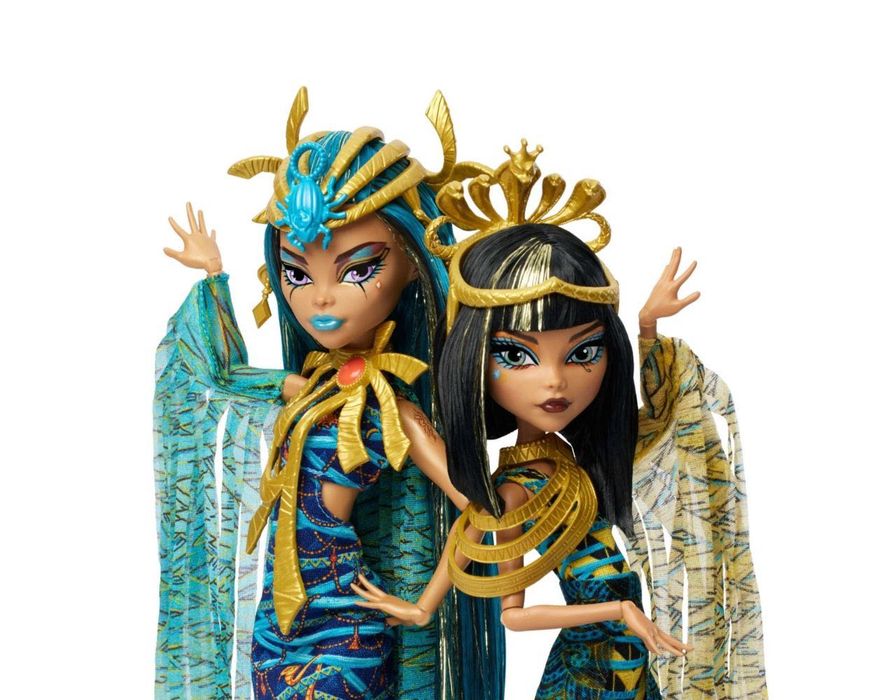 Monster High Mummy Majesties Cleo and Nefera De Nile