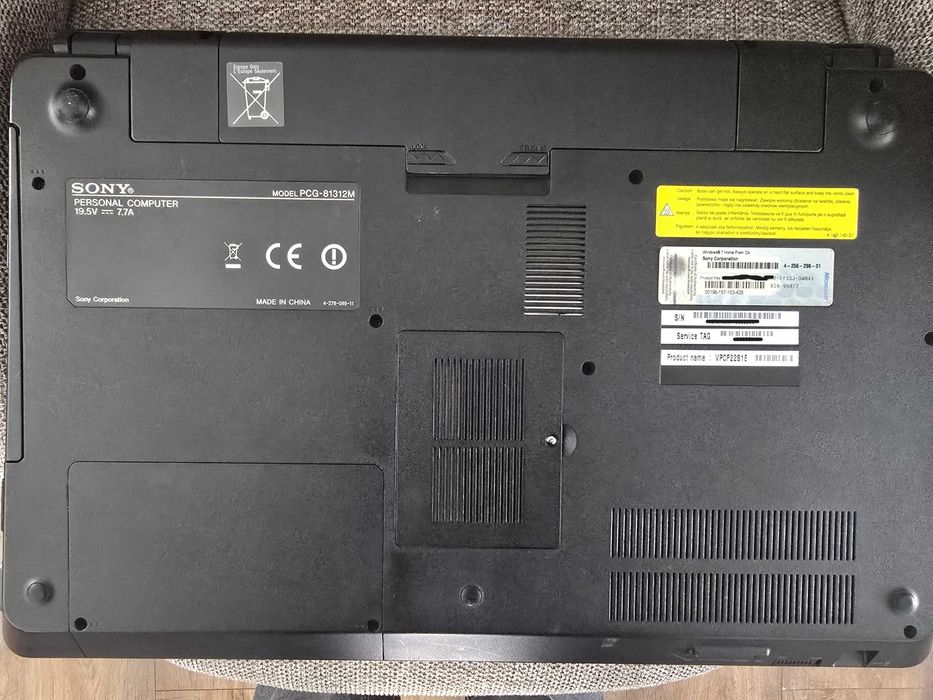 Sony VAIO VPCF22S1E – i7 upgrade, SSD + HDD, 16GB RAM, Full HD 16.4”