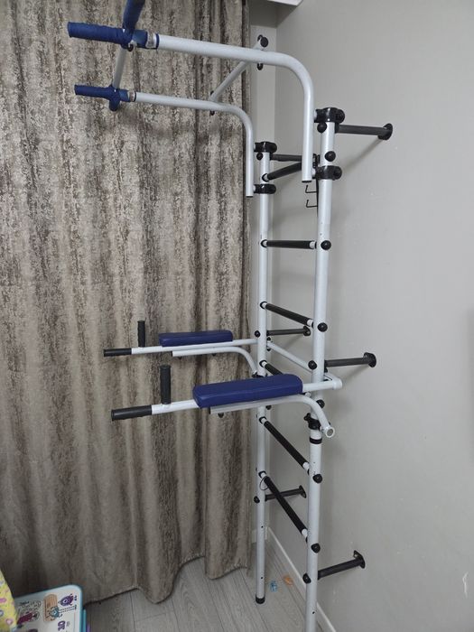 Шведская стенка, турник брусья