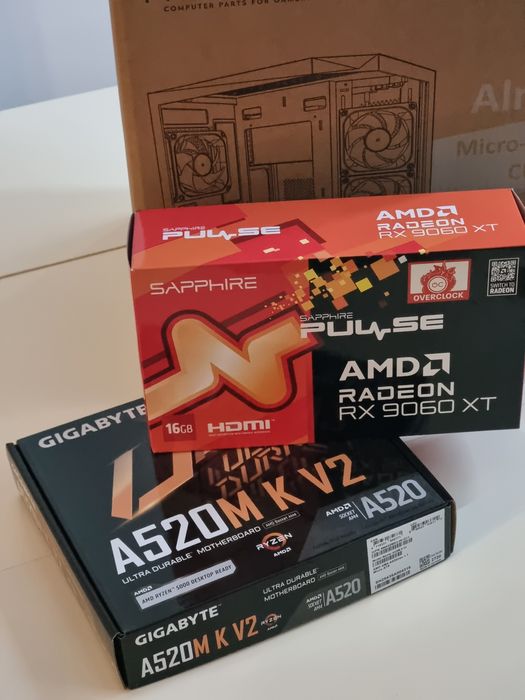 PC Gaming RX 9060xt 16GB, Ryzen 7, M2 1TB