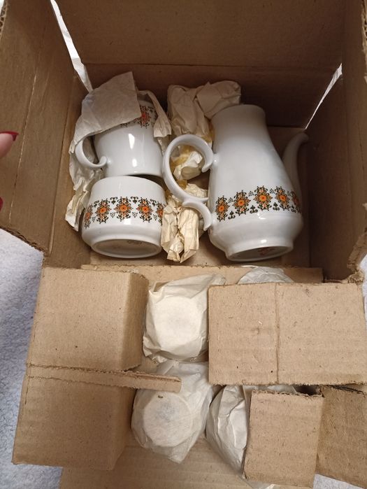 Български винтидж сервиз за кафе