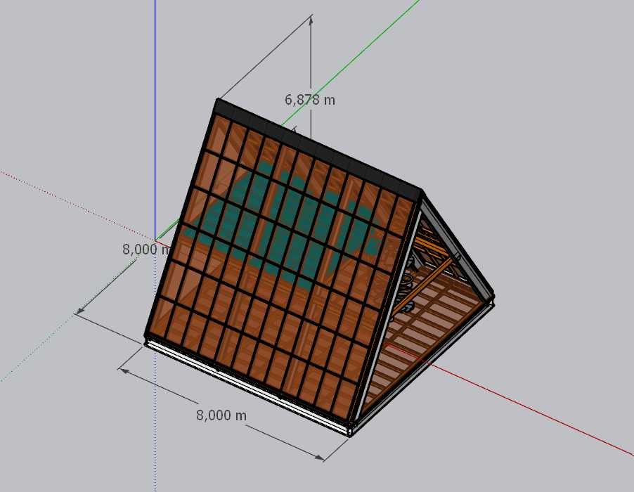 A frame fotovoltaic 7,92 KW acoperis 115 mp