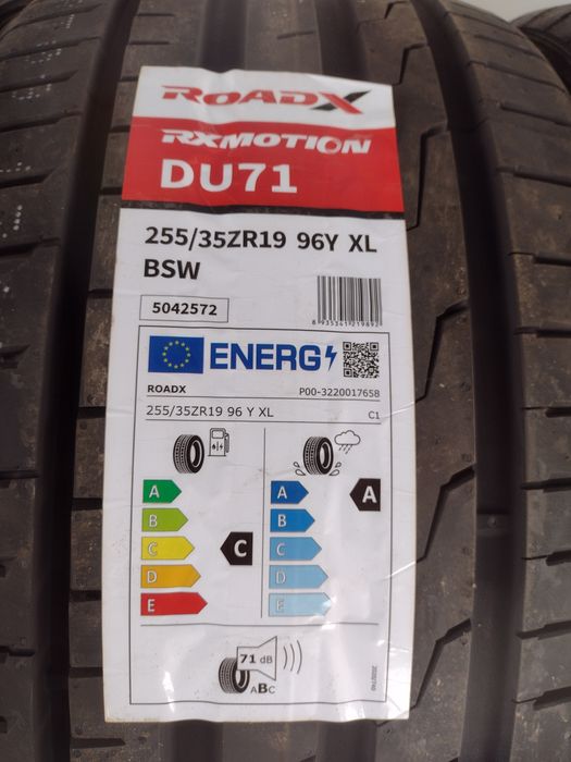 Нови 255/35/19 Roadx DU71 XL dot3625