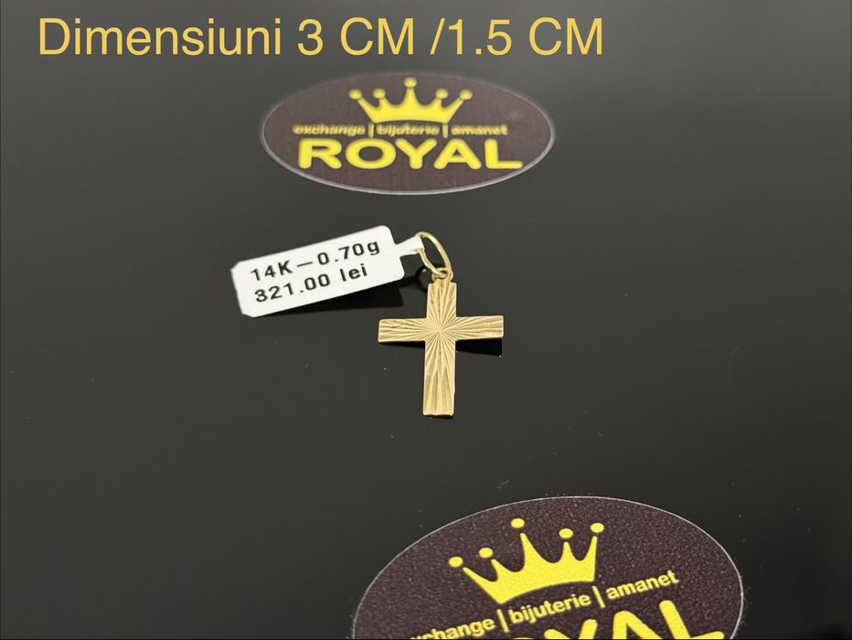 Bijuteria ROYAL : Pandantiv AUR 14K  0.70 GR