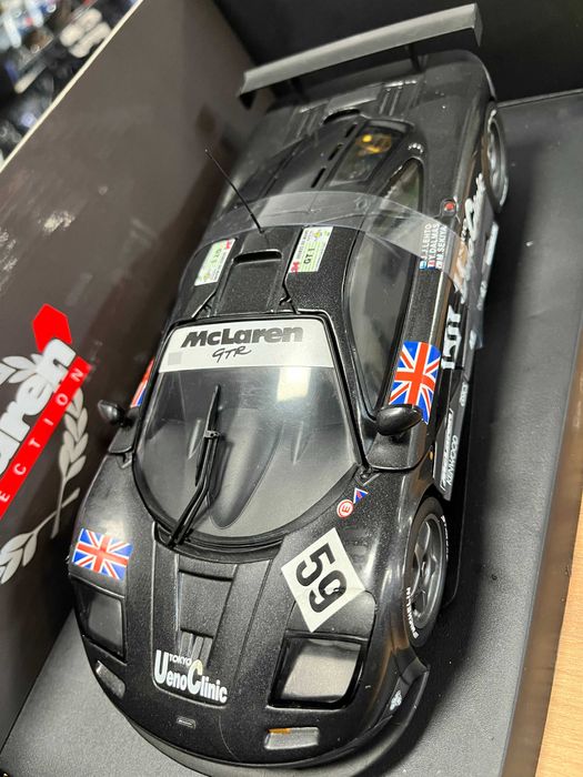 Метална колекционерска количка модел UT MODELS MCLAREN P1 1997г. 1:18
