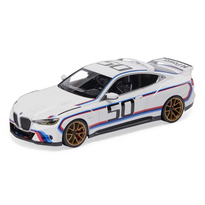 BMW 3.0 CSL 2022 Miniature Model Car в масштабе