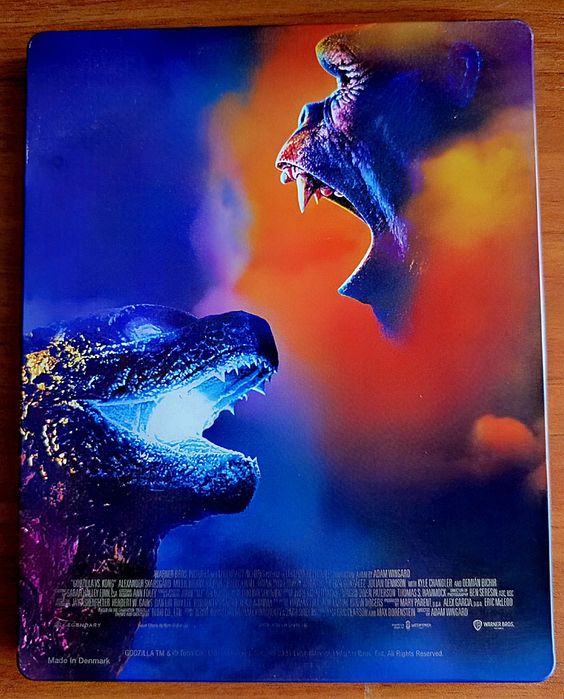 Vand set 4 steelbookuri Godzilla vs Kong  bluray 4k+2k, editie  premium , nou, nerulat