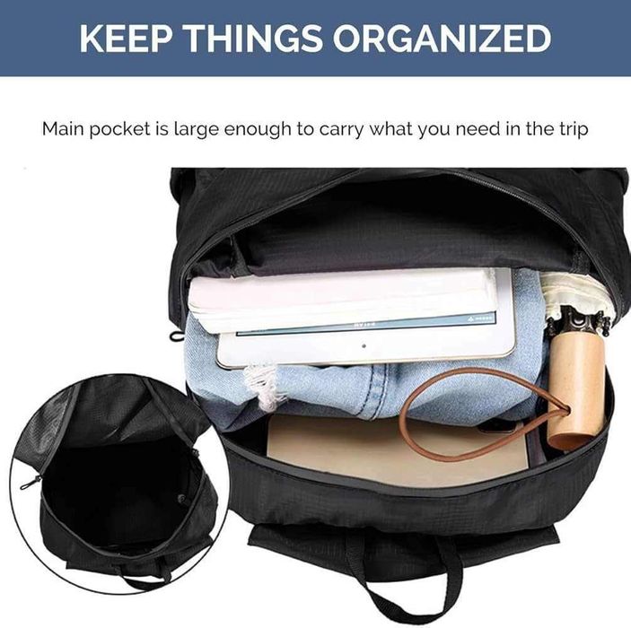 Водоустойчива, сгъваема раница 20L