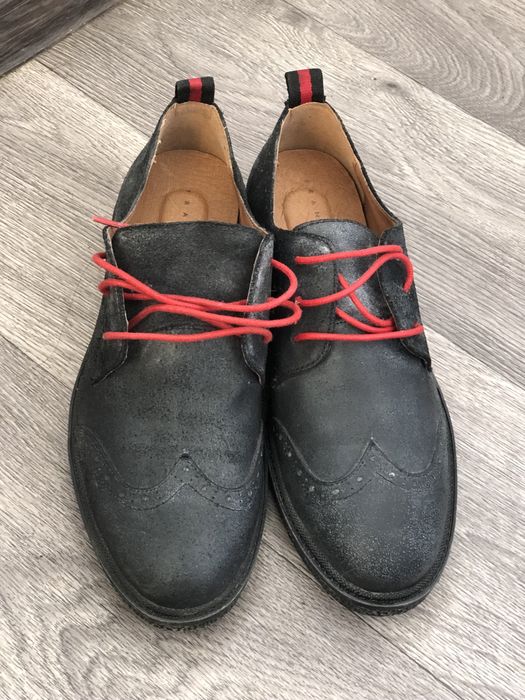 Женские кожаные полуботинки-туфли 6000 тенге