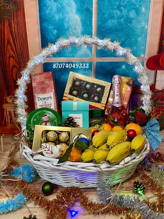 Подарки боксы коробки корзины