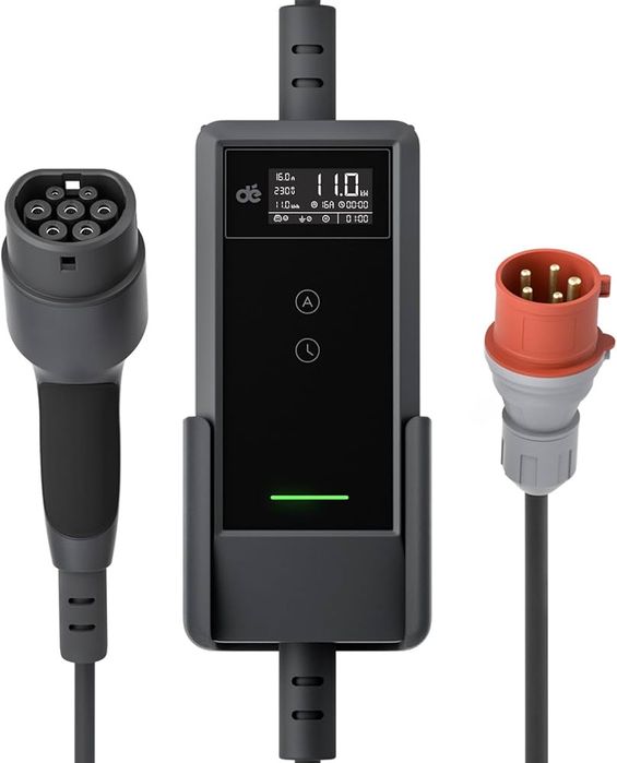 Stație de încărcare/wallbox mobilă dé 11 kW [6 m|trifazată|6-16