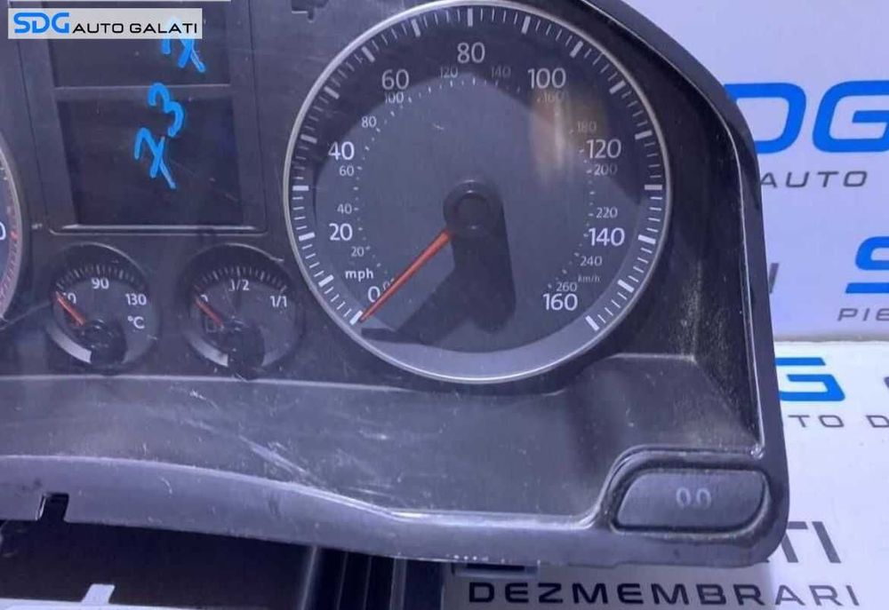 Kit Pornire ECU Calculator Motor Ceas Ceasuri Bord Chei Cheie CIP Imobilizator Volkswagen Golf 5 1.6 2.0 FSI BLR 2004 - 2008 Cod [L4453] [L4454]