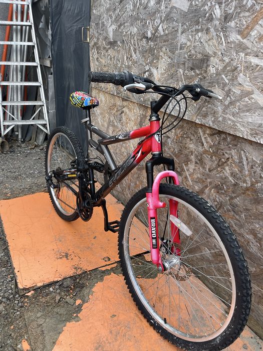 Bicicleta evolve frana pe disc roti 26” cu suspensii