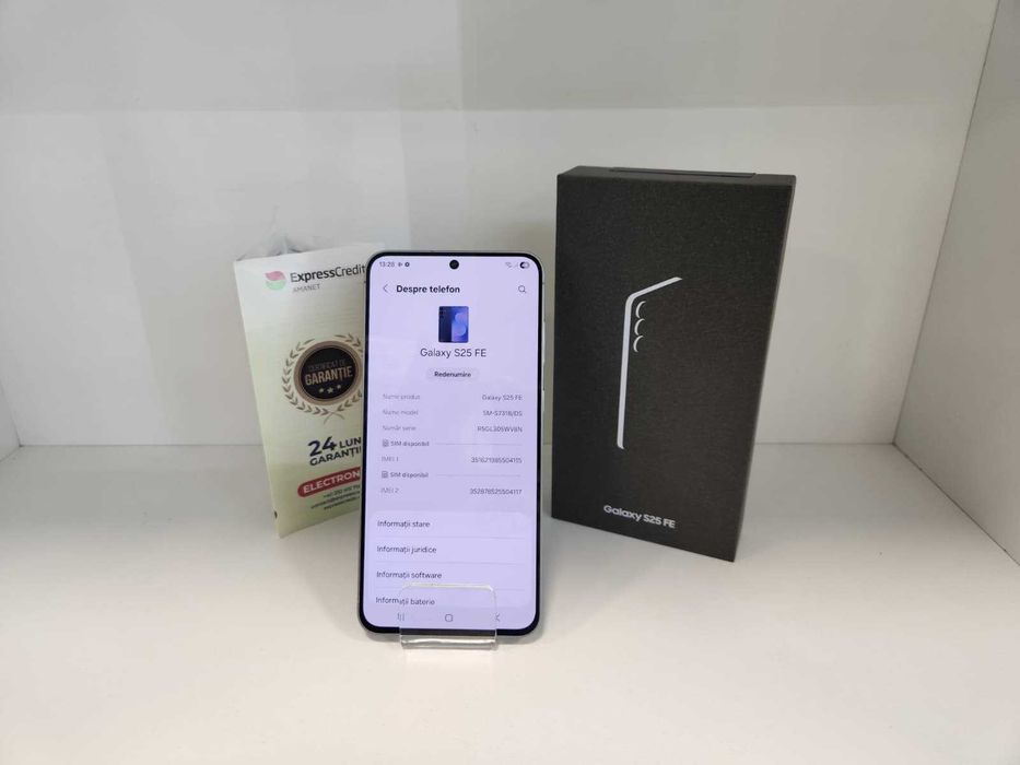 Samsung  S25 FE NOU 8/128 GB  (Ag8 Tudor/B75059) – Garantie 2 Ani!