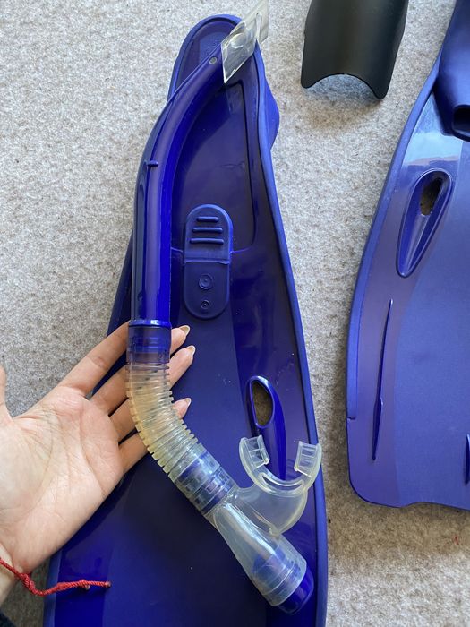 Set Labe de înot si tub respirat, pentru scuba.