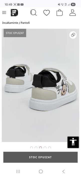 Pantofi sport Mickey Mouse NOI marimea 23