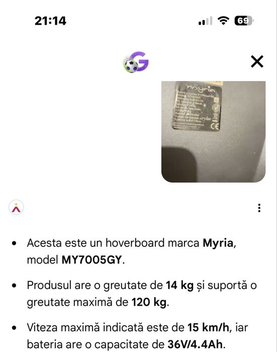 Hoverboard Myria