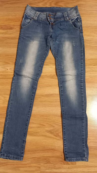 Дамски сини дънки