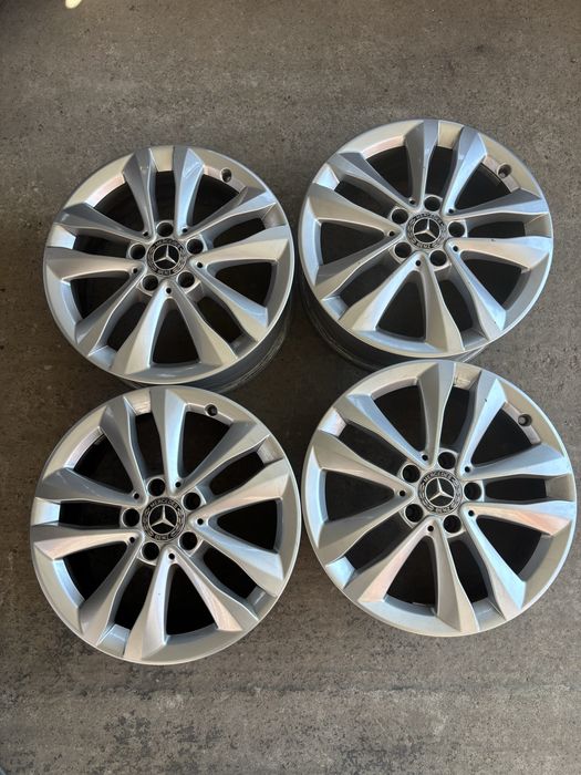 4 Jante 5x112 17" 7J ET 48.5 - OEM Mercedes C-Class W205 W206 A Class B Class CLA GLA GLC V-Class Vito Viano