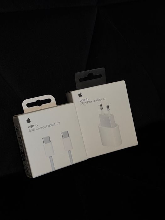 Set cablu tip c(1m)+ adaptor fast Apple