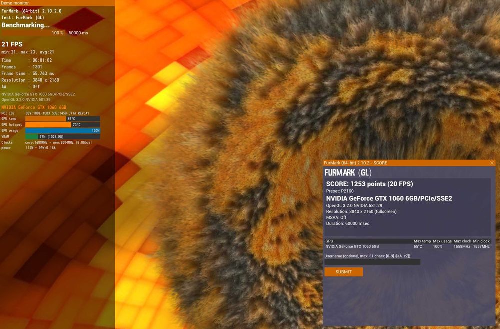 ТОП състояние Видео карта GPU Gigabyte GTX 1060 6GB WINDFORCE OC GDDR5