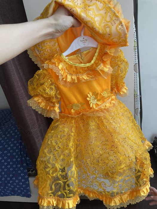 Платье куколка с шапкой!