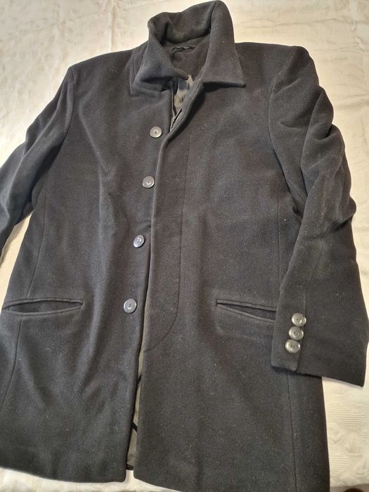 черно мъжко палто