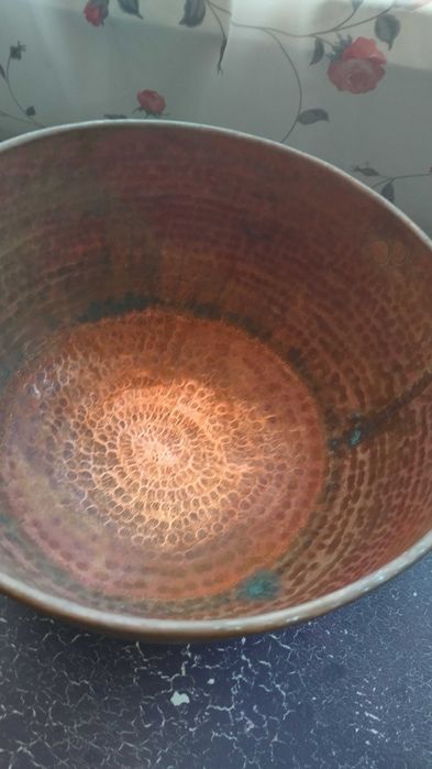 Стара хармоника Херо, голям бакърен котел и голяма медна купа