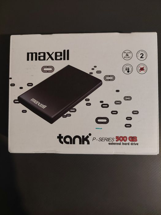 External hard drive MAXELL