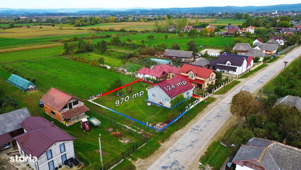 De vanzare casa cu teren generos in Salsig - finisaj exterior inclus